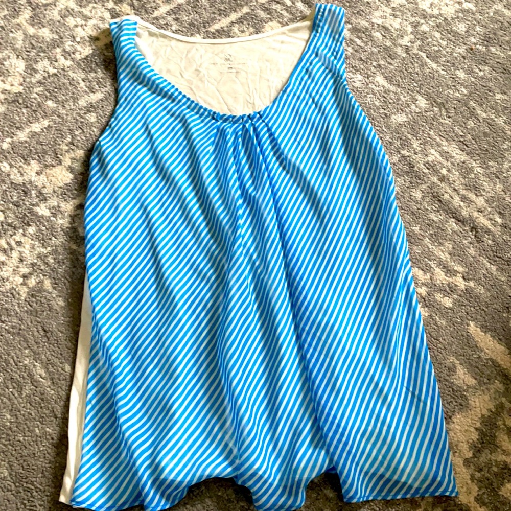 Blue Stripe Tank Top